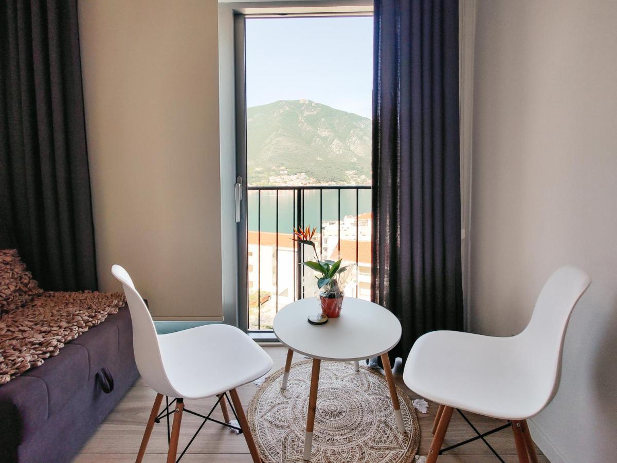 Brand New Studio With Panorama View Kotor Eksteriør bilde